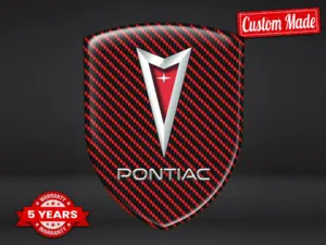 Pontiac Banners Parabrisas Auto Estilo Premium Alta Calidad